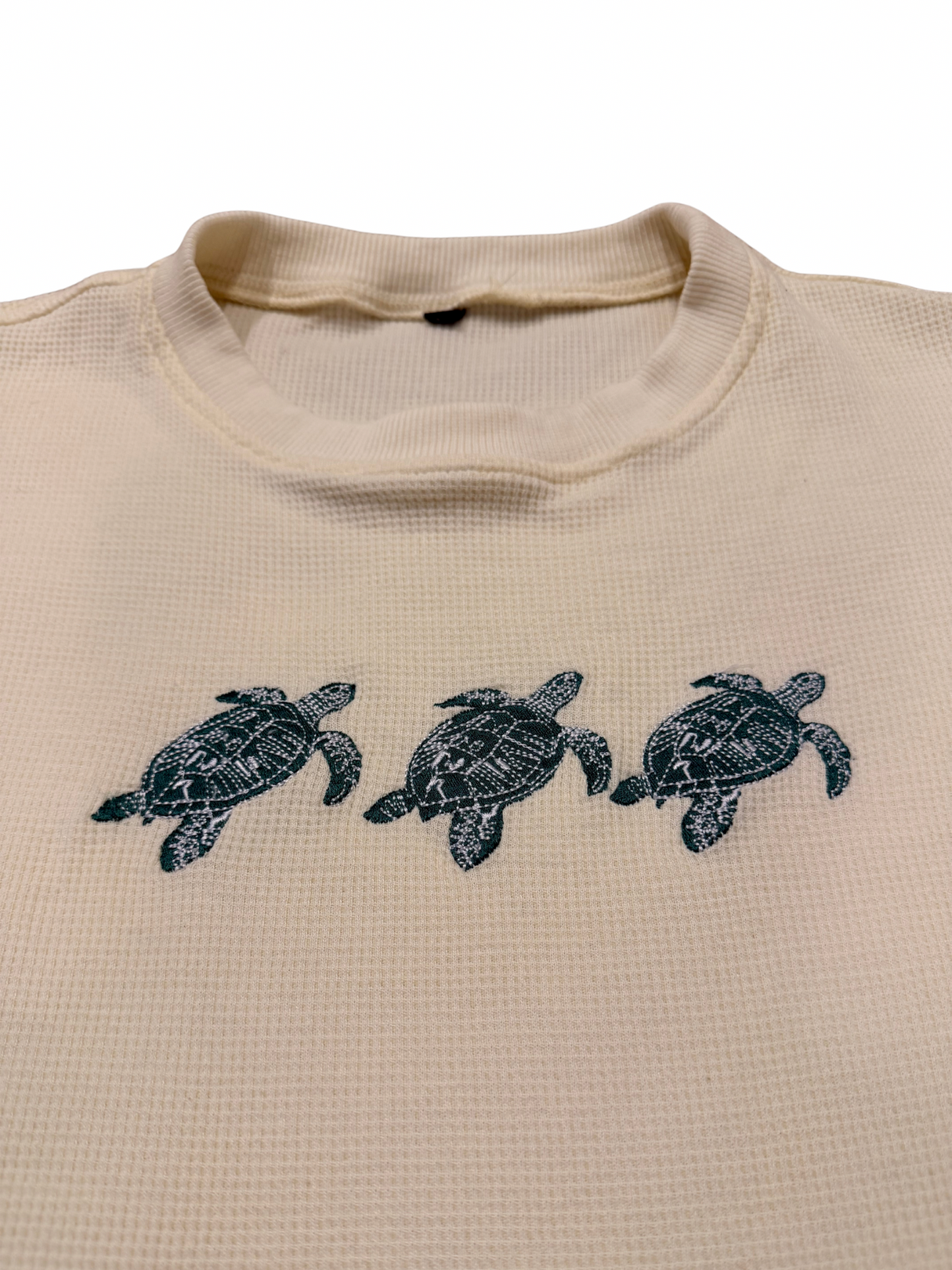 Waffle Knit Turtle Long Sleeve